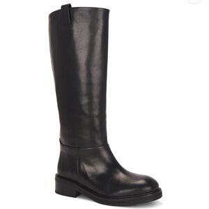 Flattered Frances Black Leather Boots - 41